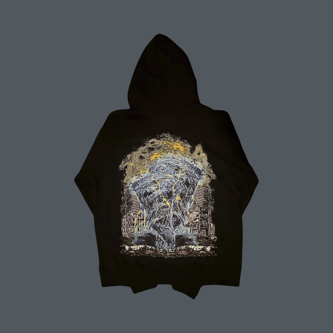 Black Cyclone Storm Hoodie