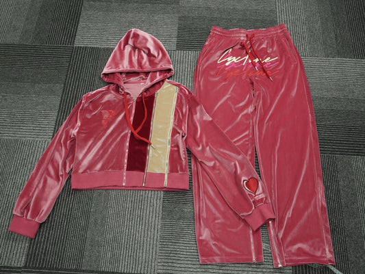 Lovers Triple Logo and Panel Velour (SET)