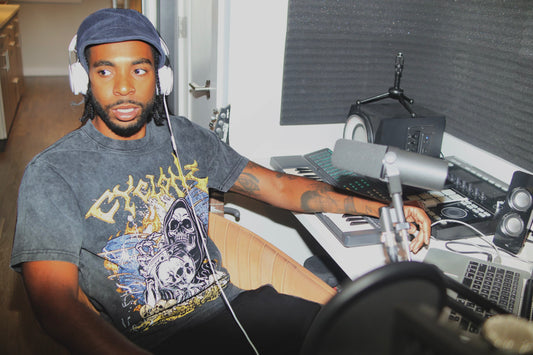 Dead Clone Black Acid Wash T